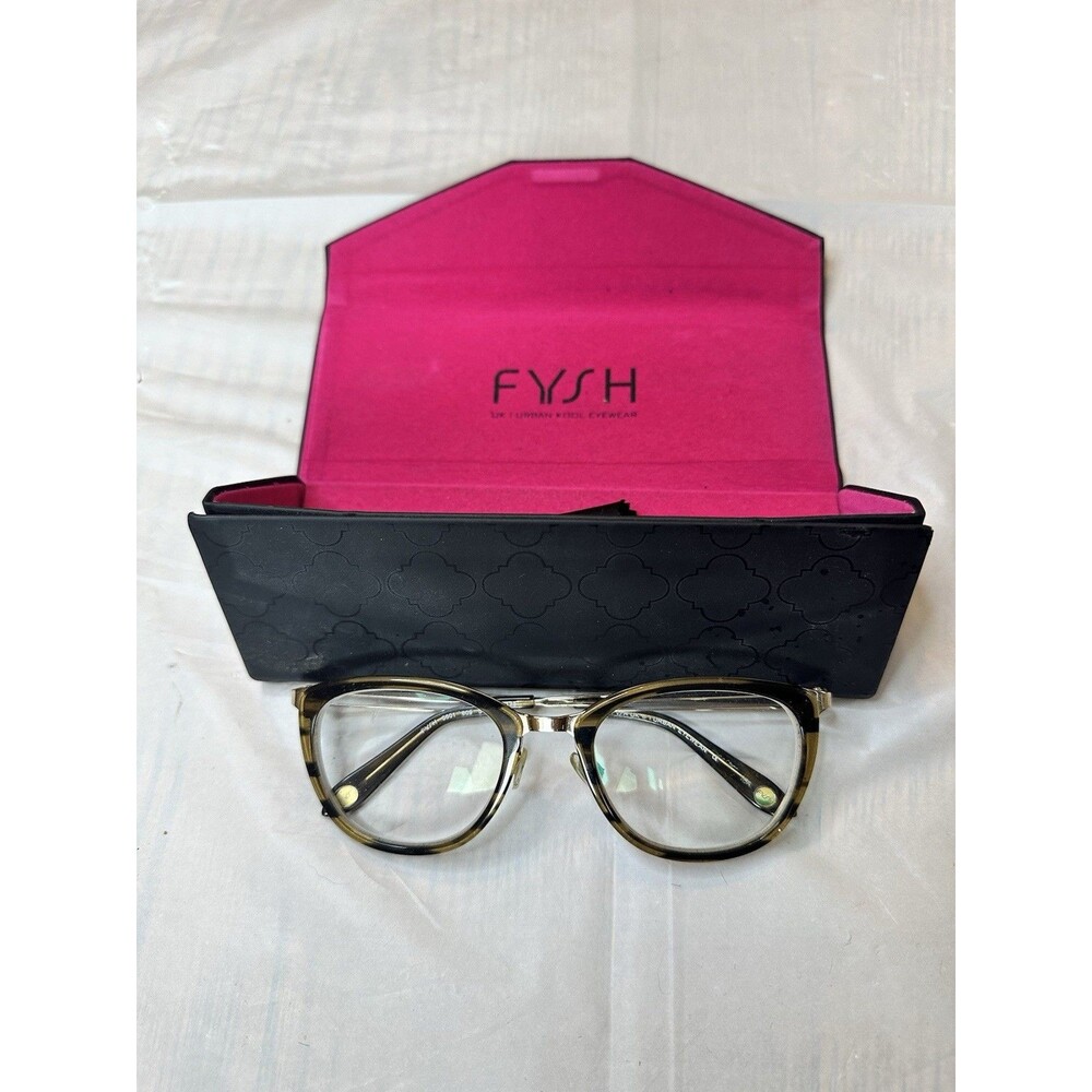 FYSH EYEWEAR 3601 809 TORTOISE GOLD 51-20-135 EYEGLASSES FRAME “Y09